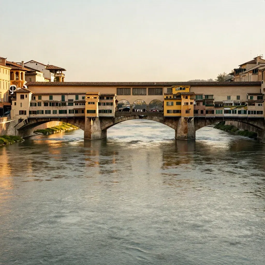 Verona al tramonto con ponte in pietra sull’Adige e facciate ocra riflesse nell’acqua